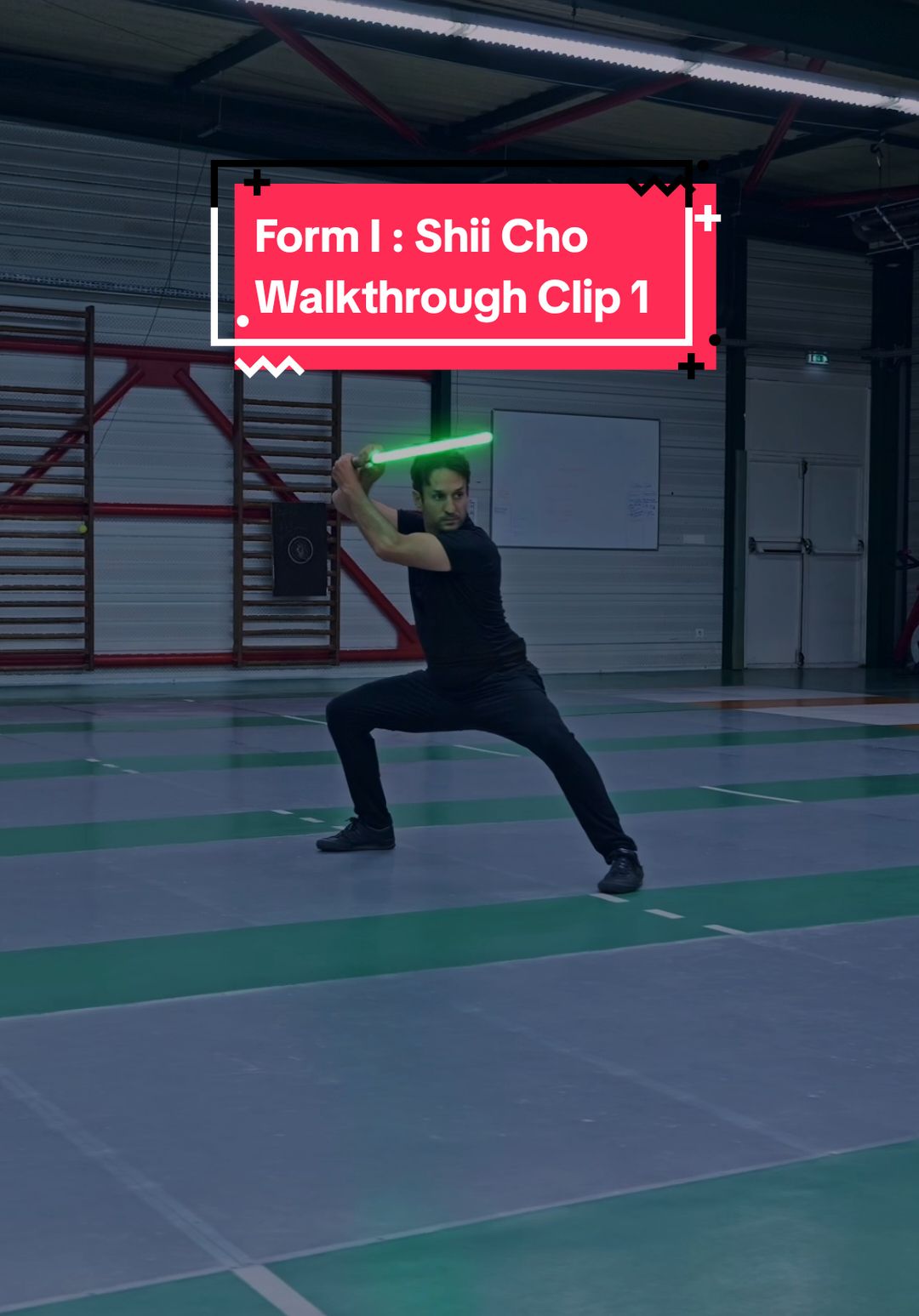 Lightsaber Path Form I Walkthrough clip 1 #lightsaberpath #training #training 