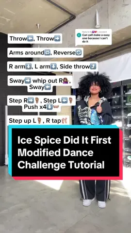 Replying to @Kg✝️❤️ Modified version of @ice spice ‘s Did It First ! Hope this is a bit easier for ya ! Don’t worry if not though, the Groovetime app is always there for you guys if you’re having trouble 😁 IB: @Zoe Baptiste  #icespice #dancechallenge #diditfirst #dancetutorial #viraldance
