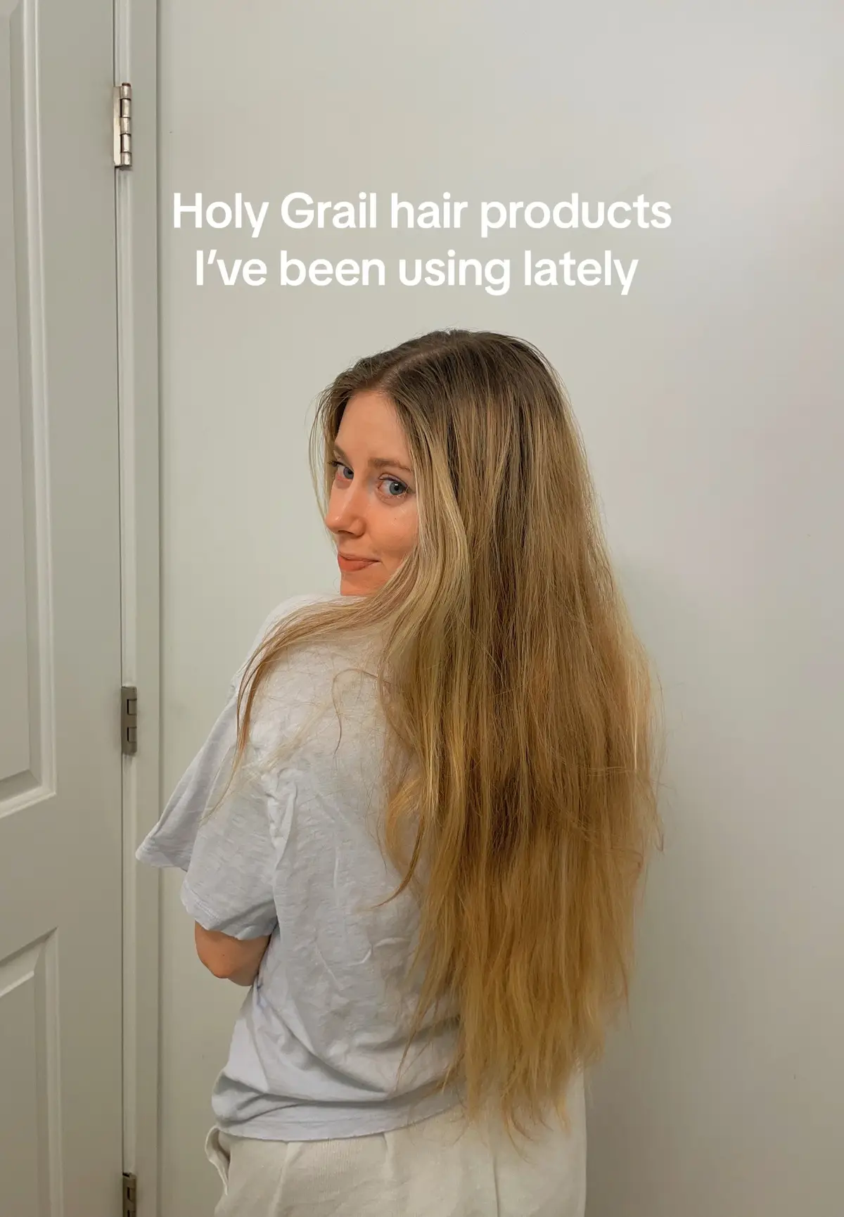 #haircare #haircareroutine #hairtips #hairtok #ouai #gisou #jolieshowerhead #bamboobrush #longhair #longhairtips #bleachedhaircare @the OUAI @Gisou @jolieskinco 