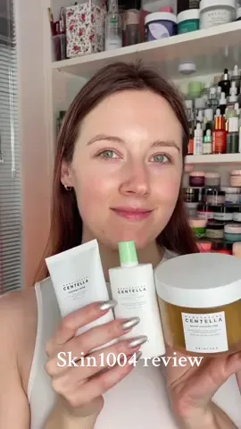 Sensitive and acne-prone skin essentials from SKIN1004 ✨  I received these products for free from Picky and SKIN1004 in exchange for my honest review ✨ Centella Quick Calming Pad These pads are a lifesaver for my irritated skin! They're super thin and soft, soaked in an essence-rich toner with Centella and Panthenol that instantly calms and hydrates.  The triple-layered design holds plenty of essence, making it easy to cover large areas quickly. I especially love the crescent moon shape, which fits perfectly around my eyes and nose. These pads are a great alternative to sheet masks when you need a quick, hassle-free soothing session. ✨ Centella Soothing Cream Finding a gel cream that hydrates without feeling heavy is a challenge, but this one nails it. It provides an instant cooling effect that relieves redness and calms sensitive skin.  Packed with Ceramide, Cholesterol, and Fatty acids, it strengthens the skin barrier while balancing pH levels. The highly purified Centella Asiatica from Madagascar ensures maximum soothing power. Plus, its non-sticky, lightweight texture is perfect for my combination skin, leaving it smooth and hydrated without any greasy feel. ✨ Tea-Trica Soothing Sun Milk This sun milk is quite a unique find, perfect for combination skin if you enjoy a dewy finish. Despite its glow, it doesn’t feel sticky at all.  The 