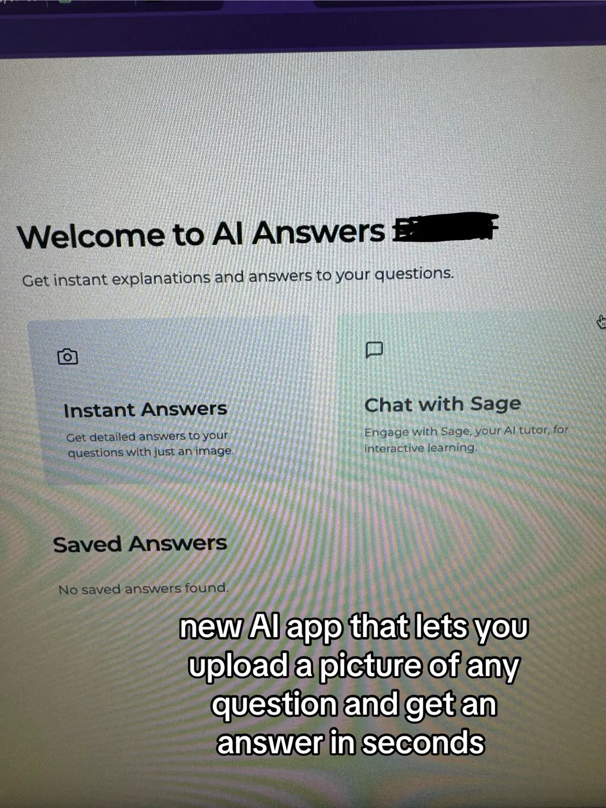 This gives you full answers on any questions just by uploading a pic #ai #StudyTips #school 