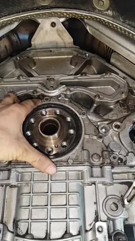 BMW install new main oil seal #howto #mechanic #tips #usa 