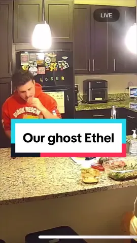 Our ghost Ethel is getting more sassy #homecamera 