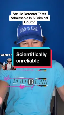 Would like to take your test has never been admissible in criminal court because they’re scientifically unreliable #Science    #unreliable #liedetector #policeofficer #fypage #foryou #viraltiktok #EduTok #sandiego 
