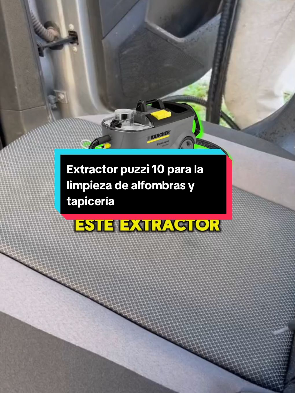 Kärcher Puzzi 10/1 - Extractor comercial de alfombras de 12.5 PSI - Limpiador de manchas, limpiador de manchas, alfombras de área, coche y automóvil, limpiador de alfombras y tapicería - . . . . #DetalladoAutomotriz #detalladodeautos #autolavado#carwash #karcher #detailingproducts 