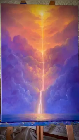 I loved creating this one! This is “Living Water” and prints are available. I hope you enjoy watching the process.  #haleygrecoartwork #oilpainting #arttok #paintingprocess #artprocess #artinprogress #artinspiration #paintinginspiration #cloudscape #cloudpainting #artistoftiktok 