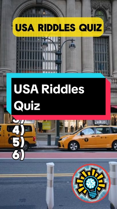 Only an American Can Guess These Six Riddles 🇺🇸 #USAQuiz #AmericanTrivia #PatrioticPuzzles #QuizChallenge #FYP #quiz #funquiz #trivia 