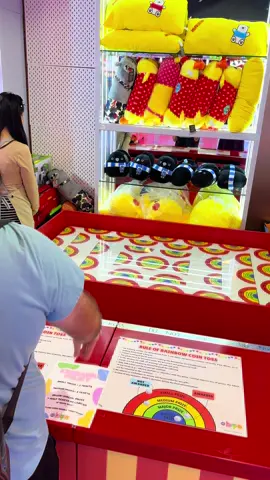 Found a cool coin toss game at the arcade! #cointoss #arcade 