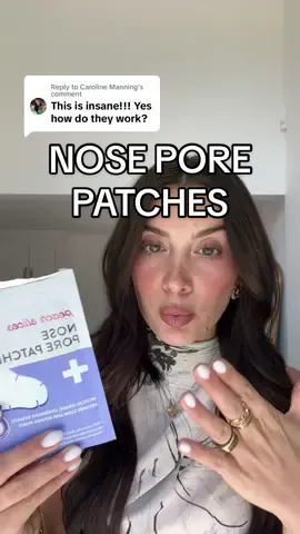 Replying to @Caroline Manning @Peach Slices genuinely never misses #noseporestrip #noseporepatches #skincare #pores 