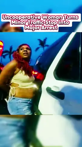 Uncooperative Woman Turns Minor Traffic Stop into Major Arrest Part 3 #cops #copsontiktok #police #vairal