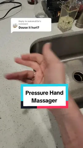 Replying to @makaku856 You can control the intensity woth this hand massager to suit your comfort level! personally I like intense Pressure, that's why the indentations are very noticeable! #massager #handmassage #relief #arthritis #SelfCare 