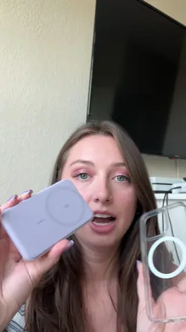 and it comes in so many cute colorsssss, i love it 🥰 #anker #techtok #Tech #techfanta #deals #techdeals #622 #charger #wireless #magsafe 