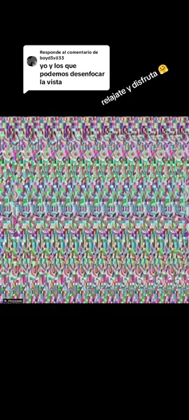 Respuesta a @boyd3vil33 hay estereogramas más fáciles que otros, Pero una vez que lo dominas, todos son increíbles 🤗👁️👨🏻‍⚕️👩🏻‍⚕️👓 . . #estereograma #3D #stereotypes #stereotype #ilusion #magia #viral #wow #reto #fyp #movimiento #vista #vision #en #sigueme_y_te_sigo #sigueme_y_te_sigo #stereogram 