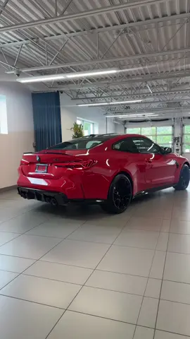 2025 BMW M4 Competition in St. James Red #bmw #bmwm #bmwmotorsport #bmwlife 