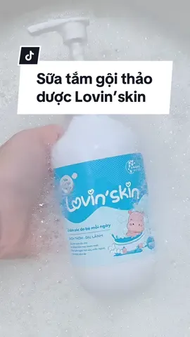 da mịn màn ko tì vết, thơm mùi sữa dừa ngọt ngọt mẹ hít hà hoài lun 🧸🛁🧼🫧💦🚿 #lovinskin #suatambe #chamsocdabe #suatamgoithaoduoc#suatamgoithaoduocemeivabeshin