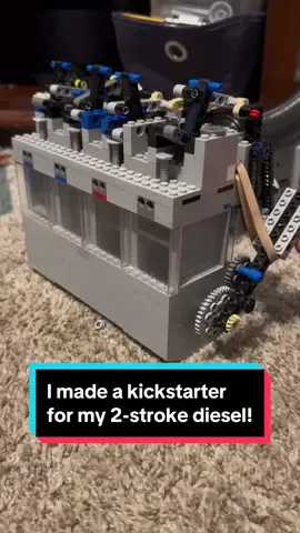 #legovacuumengine #legoengine #2stroke #diesel #cool  Rachet cred: @gm_engine.official 