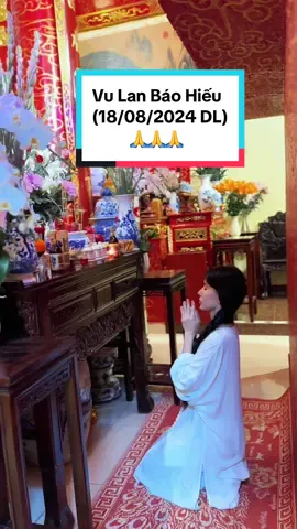 Vu Lan báo hiếu năm 2024 là ngày rằm tháng 7 nhằm ngày 18/8/2024 dương lịch. Theo truyền thuyết Phật giáo, vào ngày Rằm tháng Bảy, Tôn giả Mục Kiền Liên đã xuống địa ngục để cứu mẹ mình thoát khỏi kiếp ngạ quỷ.Lễ Vu Lan báo hiếu là một trong những dịp lễ lớn trong năm của Phật Giáo và phong tục Trung Hoa. Ngày này là dịp để người con dành tấm lòng thành báo hiếu công ơn sinh thành, dưỡng dục của tổ tiên. Bên cạnh đó, người con cũng thường phóng sinh, đi chùa, làm phước để cha mẹ được hưởng công đức. #tamlinh #phatphapnhiemmau #fyp #anchay #adidaphat #phapphuctamtueanh #trending #kenhcuathithanh #muckienlienbotat #vulanbaohieu #ramthang7 #vulan#dichua #densongsonsaigon #baohieuchame 