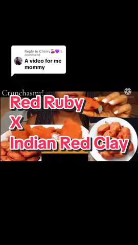 Replying to @Cherry🍒💜 Red Ruby X Indian Red Clay 💕