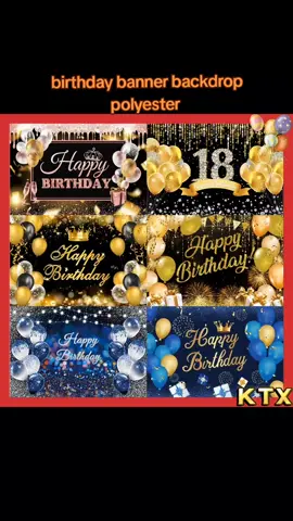 Happy birthday banner backdrop polyester reusable party background birthday DIY party decoration KTX party needs!!  #birthdaybanner  #birthdaydecorations  #goodquality  #superaffordable  #clicktheyellowbasketbelow👇 