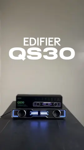 The new Edifier QS30 speaker has arrived! Meron na itong built-in microphone at pwede mo pang i-sync ang music sa RGB Lights. 🤩🔊 #edifier #foryou #speaker #rgblights #builtinmicrophone #gaming 