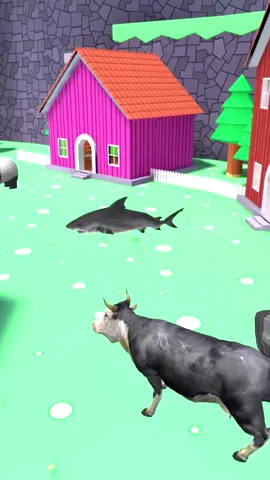 SHARK SNAKE SHEEP COW PANDA  ZOOCHOSIS MUTANT ANIMALS  RAINBOW ISLAND IN GMOD  WHO IS BETTER #funny #animation