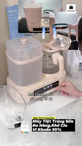 Máy Tiệt Trùng Sữa COCOBE, Hâm Sữa, Đun Nước Pha Sữa, Đa Chức Năng,Khử Clo Nước #review #mevabe #mebimsua #maytiettrung #embe #treem #milk 