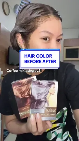 Warnanya cakep bgt klo kena full lighting😭❤️❤️ #haircolor #beforeafter 