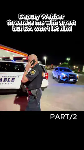 Deputy Webber threatens me with arrest but DA won't let him! #police #cops #audit #america #911
