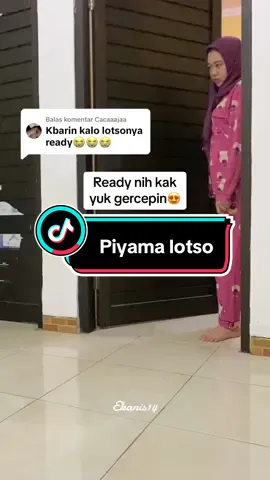 Membalas @Cacaaajaa stok terbatas nih kak yuk gercepin💖 #piyama #piyamalotso #lotso 
