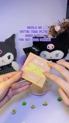 DAZZLE ME Better Than Filter Double Kill Two Way Cake Powder  @DAZZLE ME PHILIPPINES  A dual powder foundation that can be applied wet or dry for a flawless filter-like makeup look. #dazzleme #dazzlemeph #dazzlemebeauty #ugc #ugccreator 