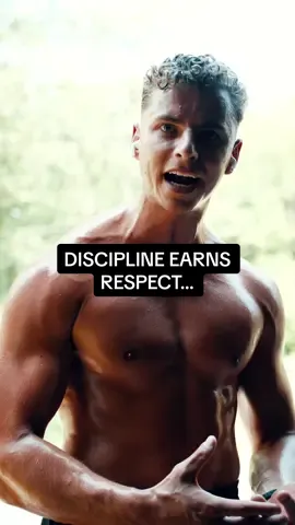 Discipline Earns Respect. #fitnessmotivation #gymmotivation #SelfImprovement 