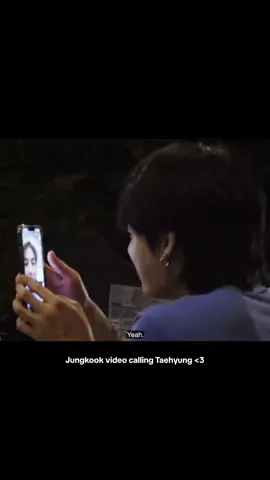 Jungkook video-called Taehyung during the filming of 'Are You Sure?!' and said,  