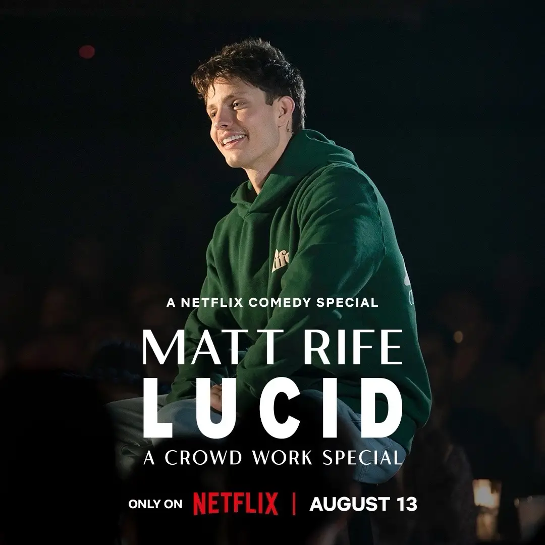 We make MORE history on Netflix next week!!! Tune in!  #comedy #standup #standupcomedy #funny #mattrife #improv #crowdwork #netflix 