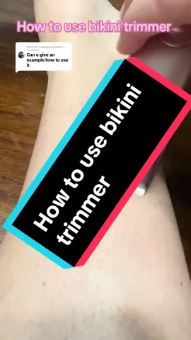 Replying to @makaylasnewact how to use the viral electronic shaver! #bikinitrimmer #electricshaver #bikini #smooth #shaver #womenrazor #smoothbikiniline #TikTokShopBackToSchool