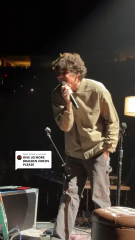 Replying to @blair Braeden, we loved you as Eight Grade Kid in Easy A! @wallowsmusic #braedenlemasters #wallows #modeltour 