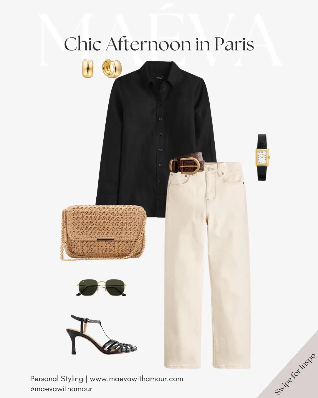 Timeless elegance for a chic afternoon in Paris ✨🤍 What's your favorite Parisian spot? Loving this look? Share your version with #maevawithamour for a chance to be featured!  Follow for your daily dose of style inspiration. Find all the outfit details and links on www.maevawithamour.com or link in bio! With Amour, M. 🏷️  #ParisianStyle #Paris2024 #ParisFashion #frenchstyle #parisfashion #parisstyle #howtodresslikeafrenchgirl #outfitinspo #ootdinspo #frenchgirl #paris #parisianstyle #parisianaesthetic #frenchaesthetic #parisienne #modefrancaise #sezane #sezanelovers #OOTD #parisoutfit #chicoutfit @ShopMy 