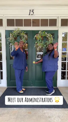 Meet our wonderful Admin Team🤍 We love taking care of our residents!! #assistedliving #officestaff #fullhouse #administration #personalcarehome #elderlycare #trending 