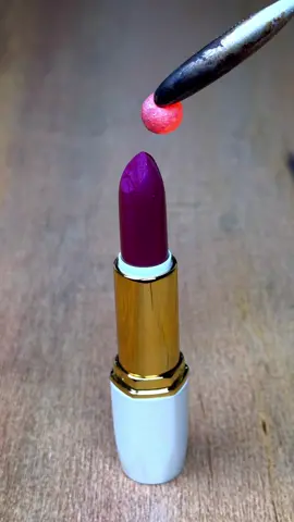 Red Hot Copper Ball Vs Lipstick 💄😱#satisfying #experiment #Science #asmr #rhcb #foryou #redhotballvs 