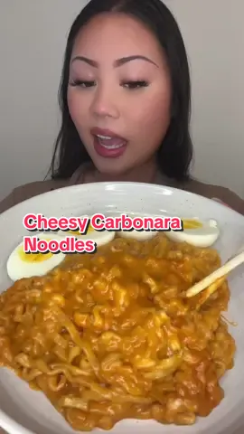 Cream carbonara cheesy noodles 🍝😋 omg I haven’t had these in so long I forgot how good they are 😍🔥 @불닭 공식 틱톡 | Buldak Official  #eatwithme #mukbang #mukbangeatingshow #FoodTok #eatingasmr #foodasmr #mukbangasmr #asmreating #eatingshow #eatingshowasmr #eatingsounds #mukbangs #mukbangvideo #letseat #watchmeeat #eatingsounds #ramenmukbang #buldakramen #cheesysamyang #buldakmukbang #spicy #spicynoodles #carbonaranoodles #slurping #slurpingsound #slurpingnoodles #slurpingasmr #viral #fypage #fypシ゚viral #fyppppppppppppppppppppppp