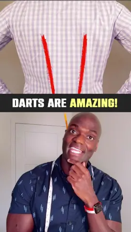 3 HUGE Benefits Of Adding Darts To A Dress Shirt!   Adding darts to the back of a dress shirt is one of those things that intimidates most beginner DIY tailors. M for But they shouldn’t! They’re WAY easier than you think they are and make a massive difference in the fit of your dress shirt!  #sewingDIY #tailoring #sewingtutorial #sewingtiktok #sewingforyoupage #tailoringtips #tailoringvideos