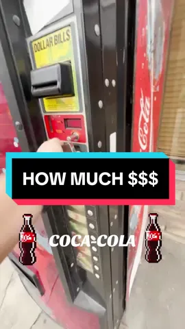 How Much Did My Coca-Cola Vending Machine Make? #coke #vending #profit #business #reels 