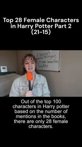 PART 2! Out of the top 100 characters in Harry Potter based on the number of mentions throughout the series, only 28 of those characters are women.  Join me as I go through The Top 28 Female Characters in Harry Potter one by one, examining their contributions to the story and J.K. Rowling's choices as an author.  I find J.K. Rowling's transphobic views and love of cyberbullying to be disgusting, but that's not why I think she hates women.  The proof of her internalized misogyny is woven throughout the Harry Potter series and I've complied it in this video for your viewing pleasure. #harrypotter #jkrowling #opinion #rant #videoessay #list