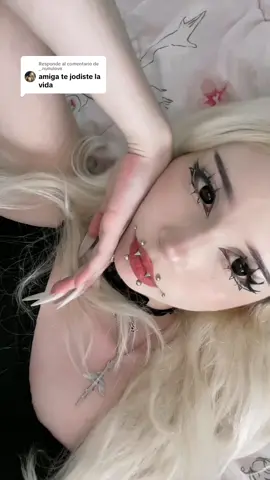 Respuesta a @_.nunulove creí q ya todos se habian dado cuenta de q eran falsos jakakks 😛 #parati #makeup #fake #piercing #fakepiercings 