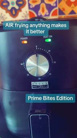 Air fry your Prime bites! #airfryer #primebites #tiktokshopbacktoschool #airfried #keto #lowcarb #highprotein