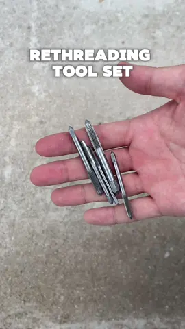 6pcs T-type Metal Hand Tools Rethreading Tool Set👍 #handtools #hardwaretool #screwthread #wrench #threading 