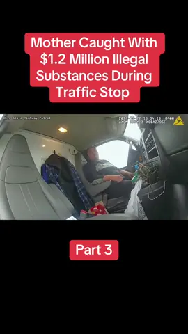 Mother Caught Traveling With $1.2 Million Worth of Illegal Substances  #trafficstop #cop #mother #fyp #viral #usa #copsoftiktok 