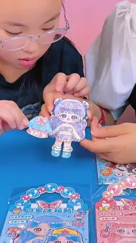 Magnetic dress up little princess, I'll dress them up beautifully#MagneticDressupPatch #RefrigeratorPatch #DressupPrincess