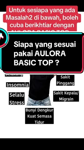 Siapa yang sesuai pakai AULORA BASIC TOP ? #auloratop #aulorabasictop #aulora #sakitpinggang #sakitbelakang #beinternational #health #healthy #fyp 