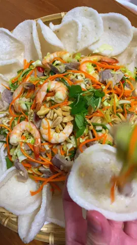 Một tuần k biết ăn bao nhiêu bữa nữa,Gỏi tôm thịt chua ngọt ,nguyên liệu đơn giản dễ kiếm,siêu thị nào cũng có #nauancungtiktok 