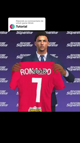 Réponse à @umutr game tiktok          Create ronaldo 2008☠️#soccerstar #cristianoronaldo #cr7 #ronaldo #manchesterunited #freekick #edit #Soccer #football #fyp 